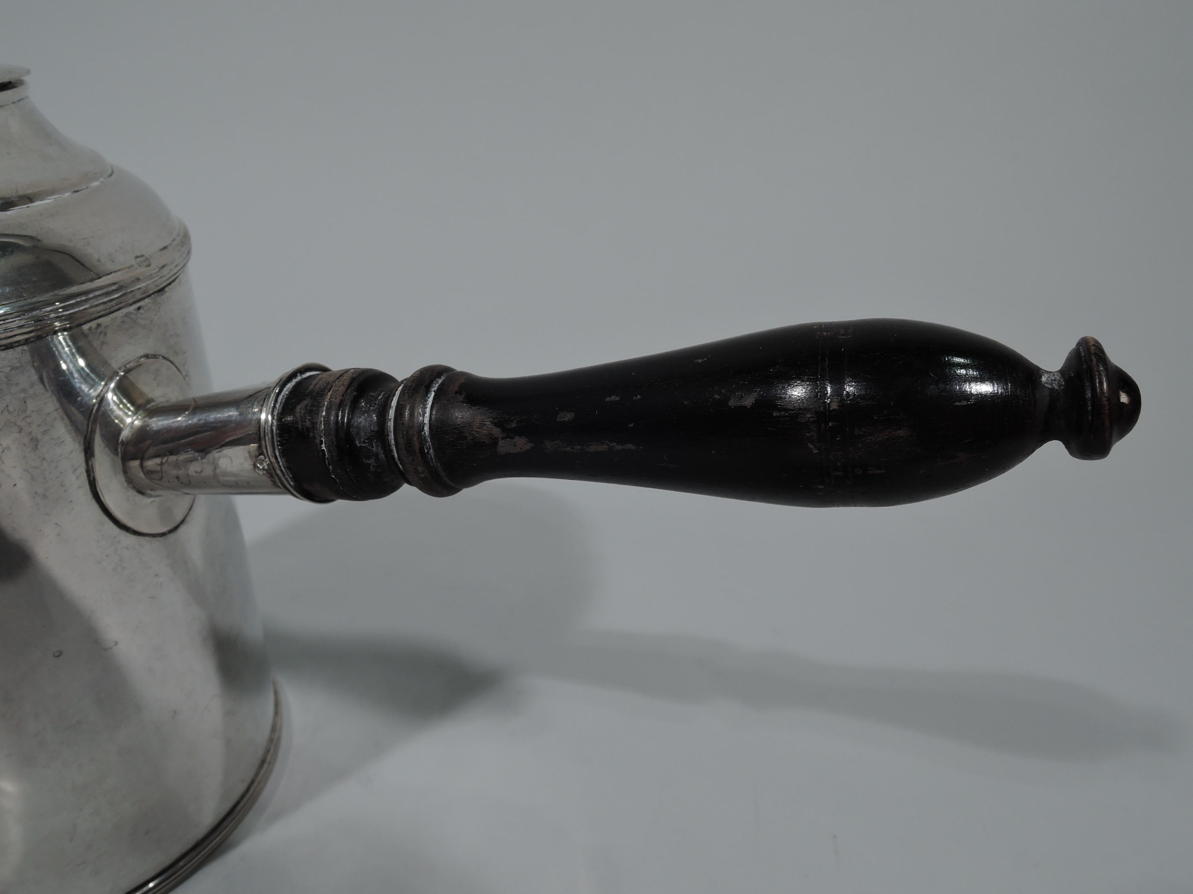 Argent Cafetière européenne ancienne en argent