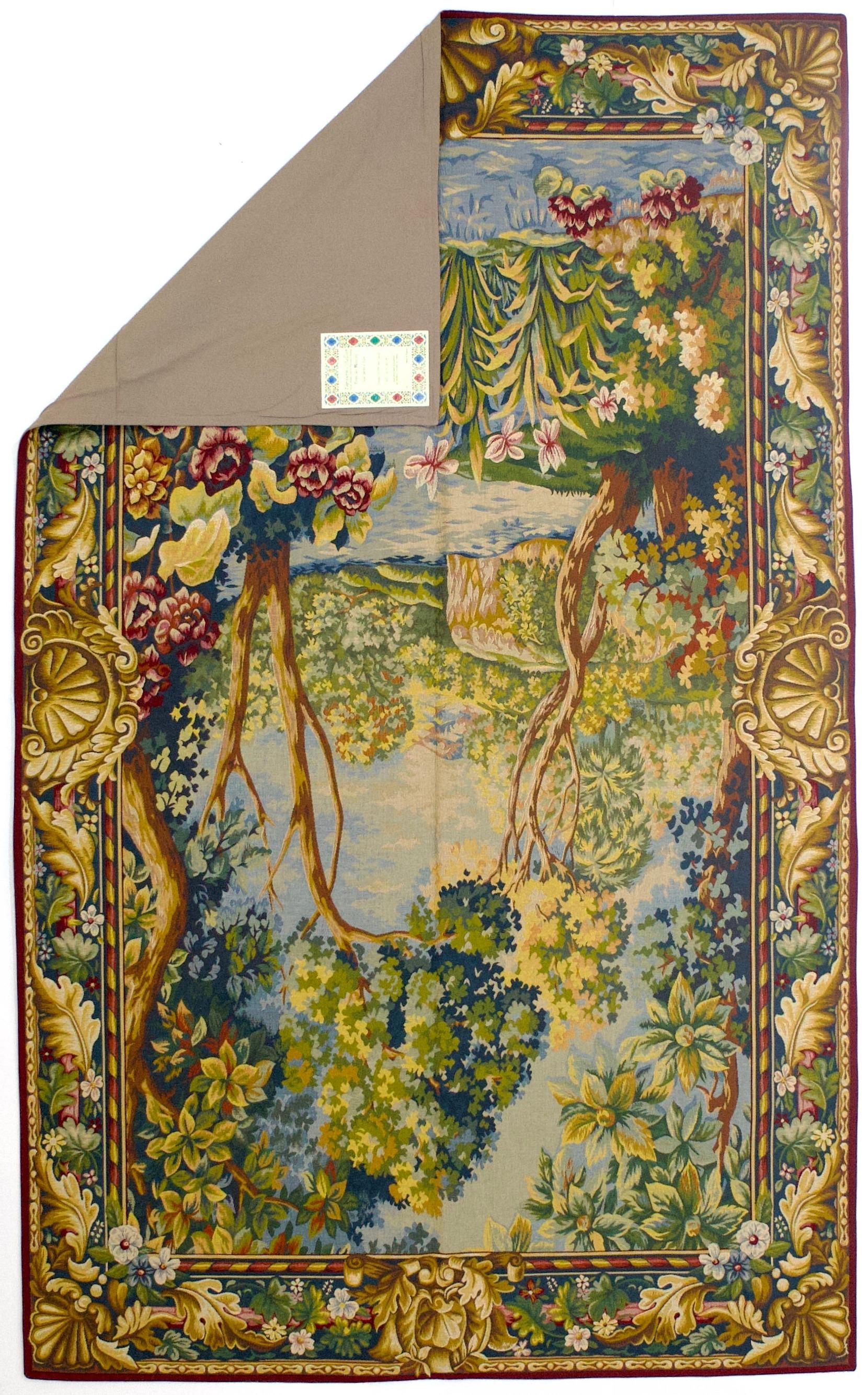 Antique European Tapestry 4’10