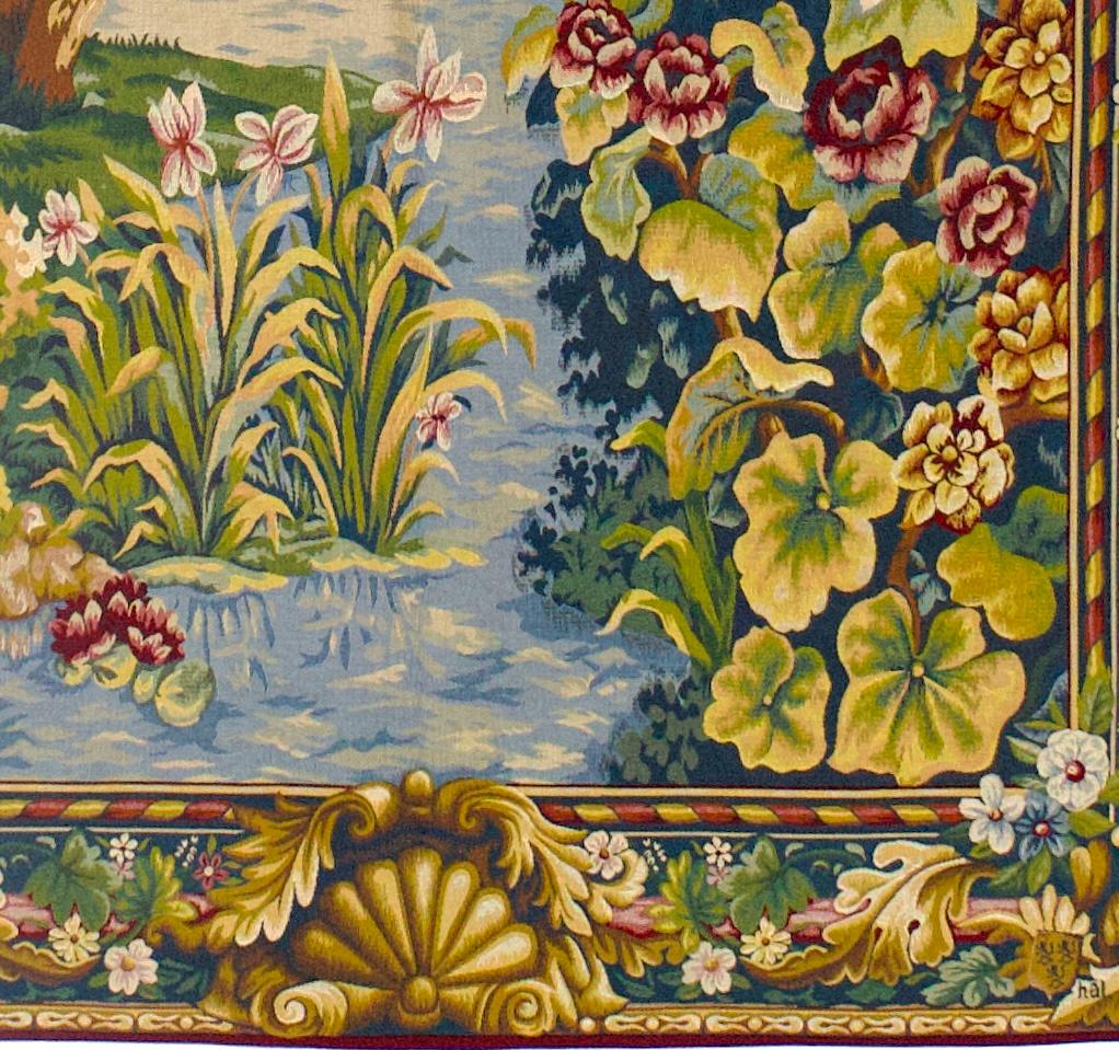 19th Century Antique European Tapestry 4’10