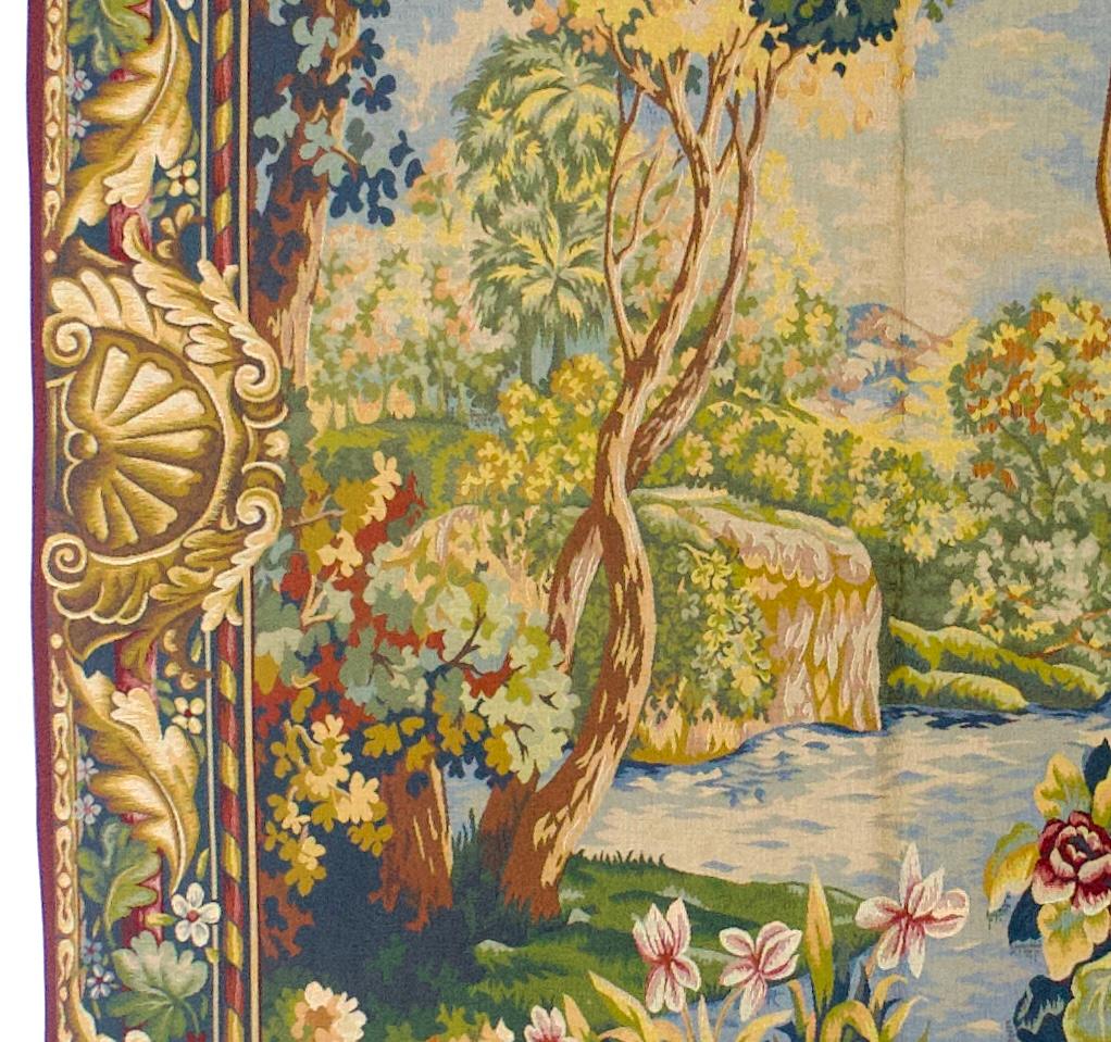Antique European Tapestry 4’10