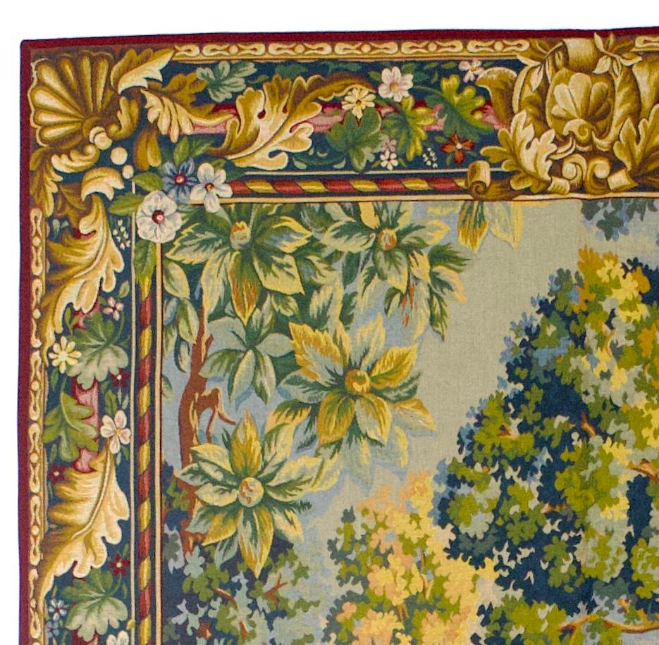 Antique European Tapestry 4’10