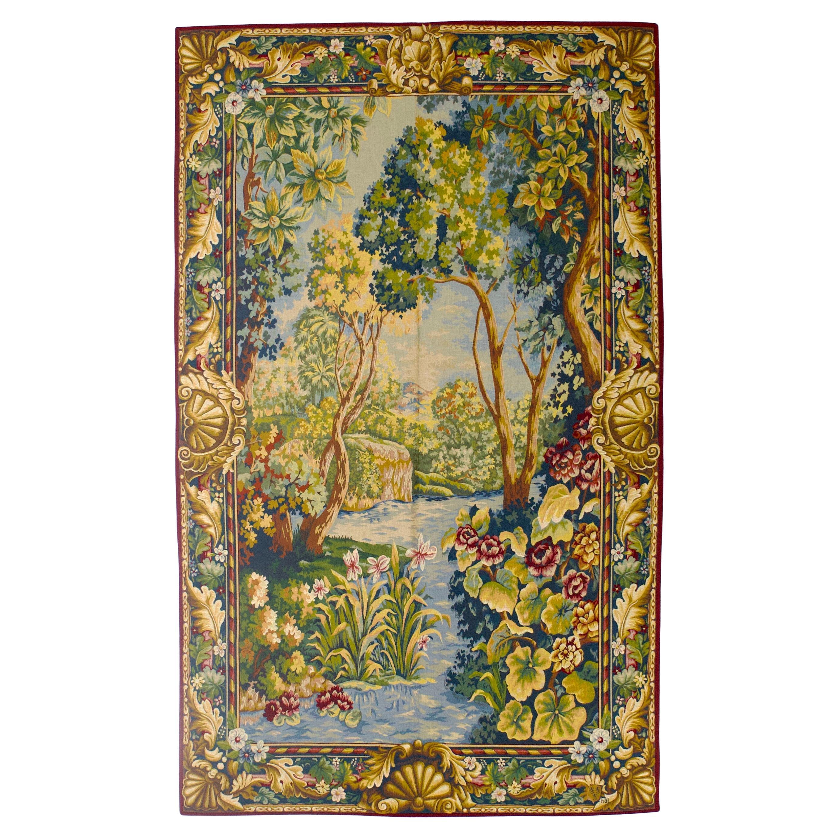 Antique European Tapestry 4’10" x 7’11"