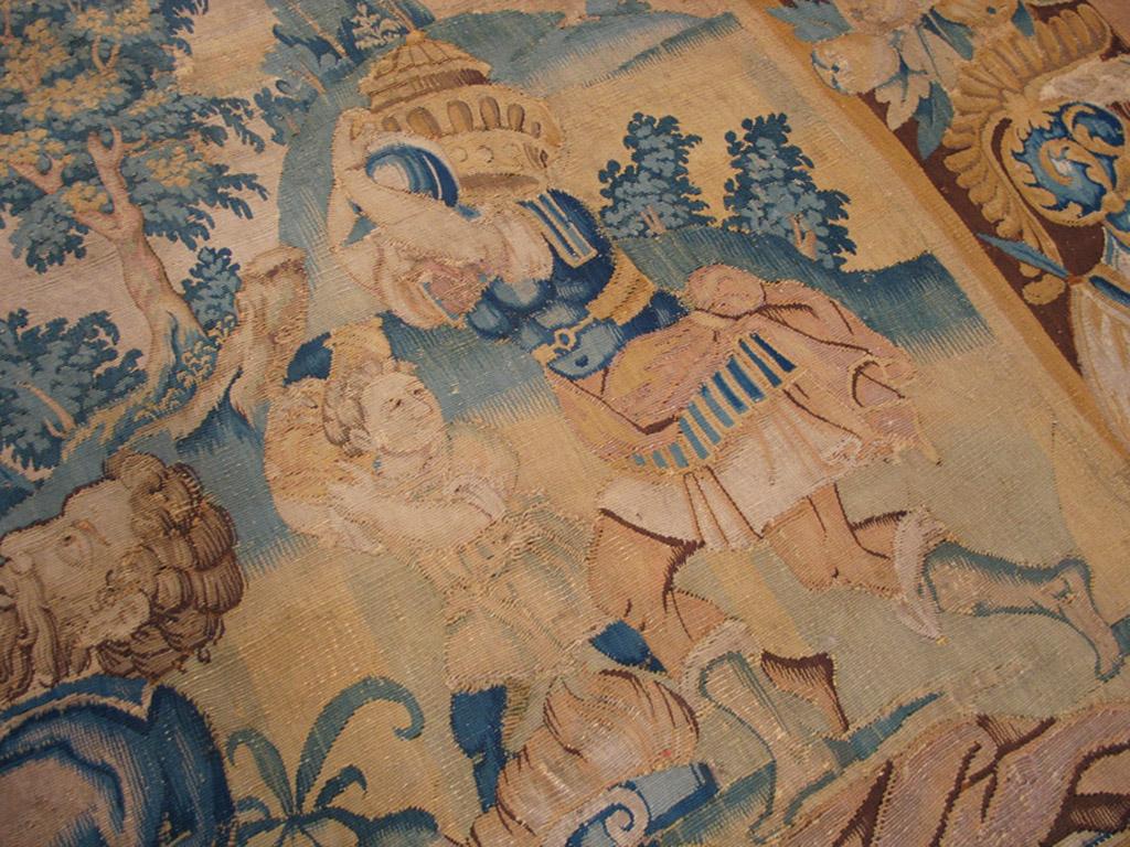 Hand-Crafted Mid 16th Century French Tapestry 