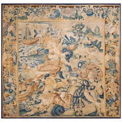 Antique 19th Century Gobelin Style Tapestry After Horace Vernet's