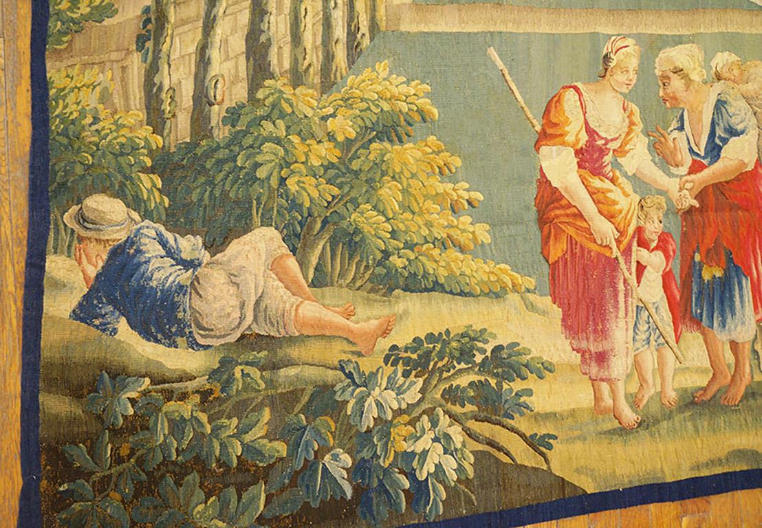 Wool Mid-18th Century French Tapestry ( 3'4