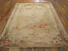 1750s Antique French Gobelins Factory Aurora & Cephalus Tapestry 6' 4" x 9'