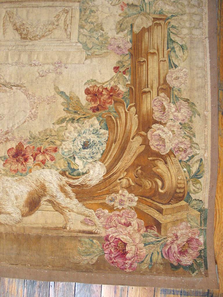 Louis XVI Mid 18th Century French Beauvais Tapestry ( 6' 4