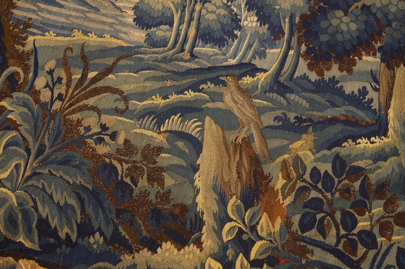 Mid 18th Century Verdure Tapestry ( 9' 6'' x 14' 4''- 290 x 437 cm ) For Sale 6
