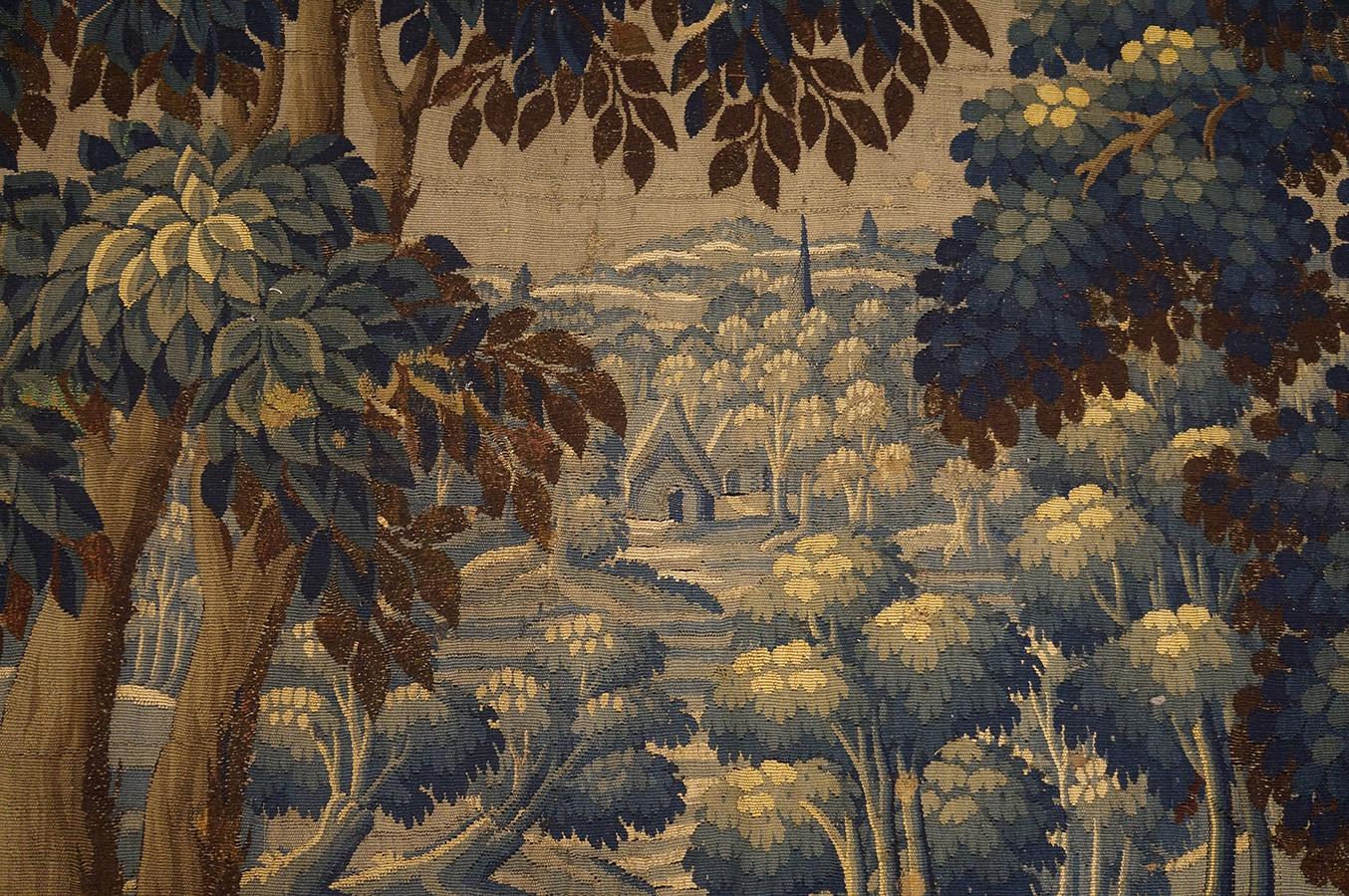 Mid 18th Century Verdure Tapestry ( 9' 6'' x 14' 4''- 290 x 437 cm ) For Sale 2