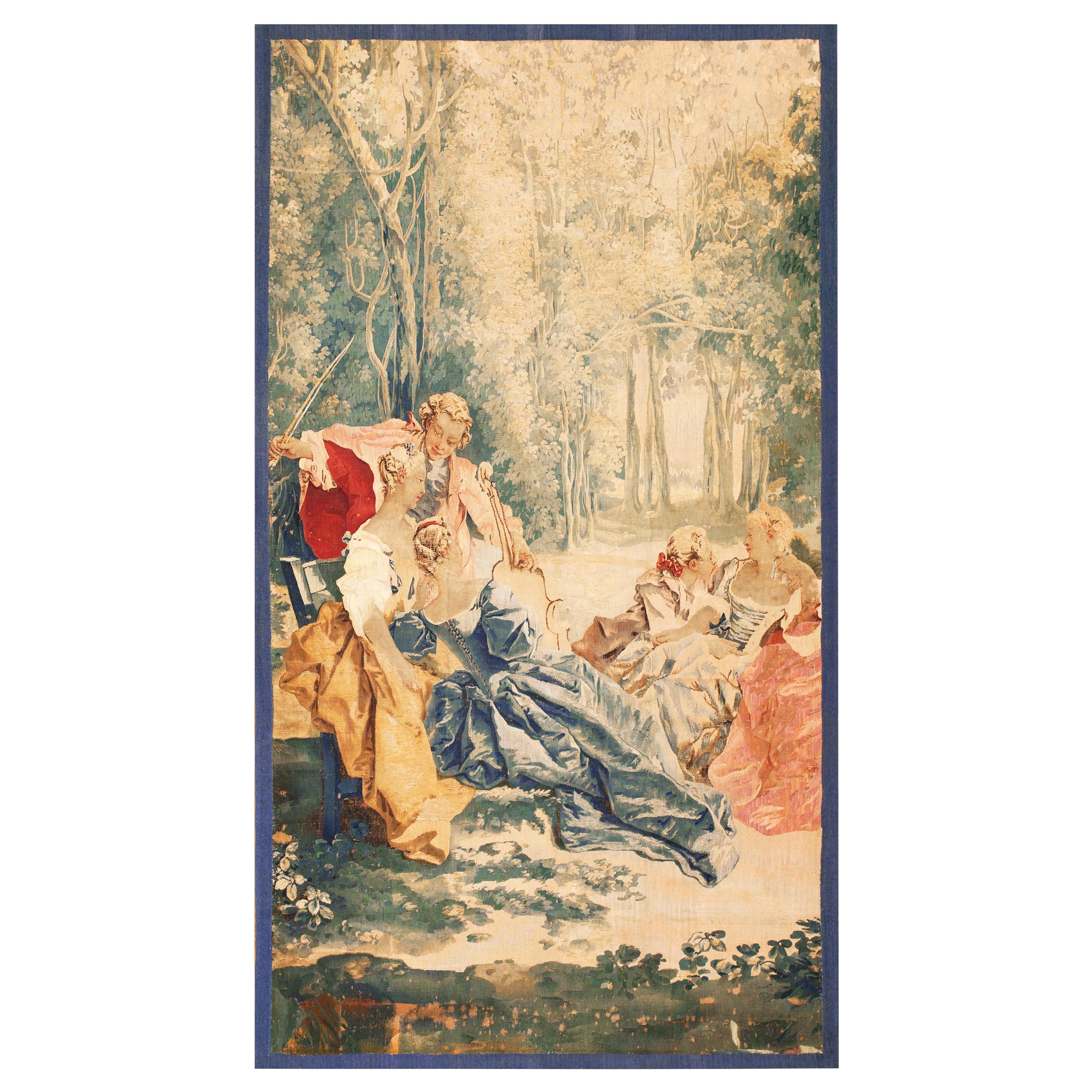 Early 18th Century French Tapestry ( 4'9" x 8'6" - 144 x 260 cm ) For Sale