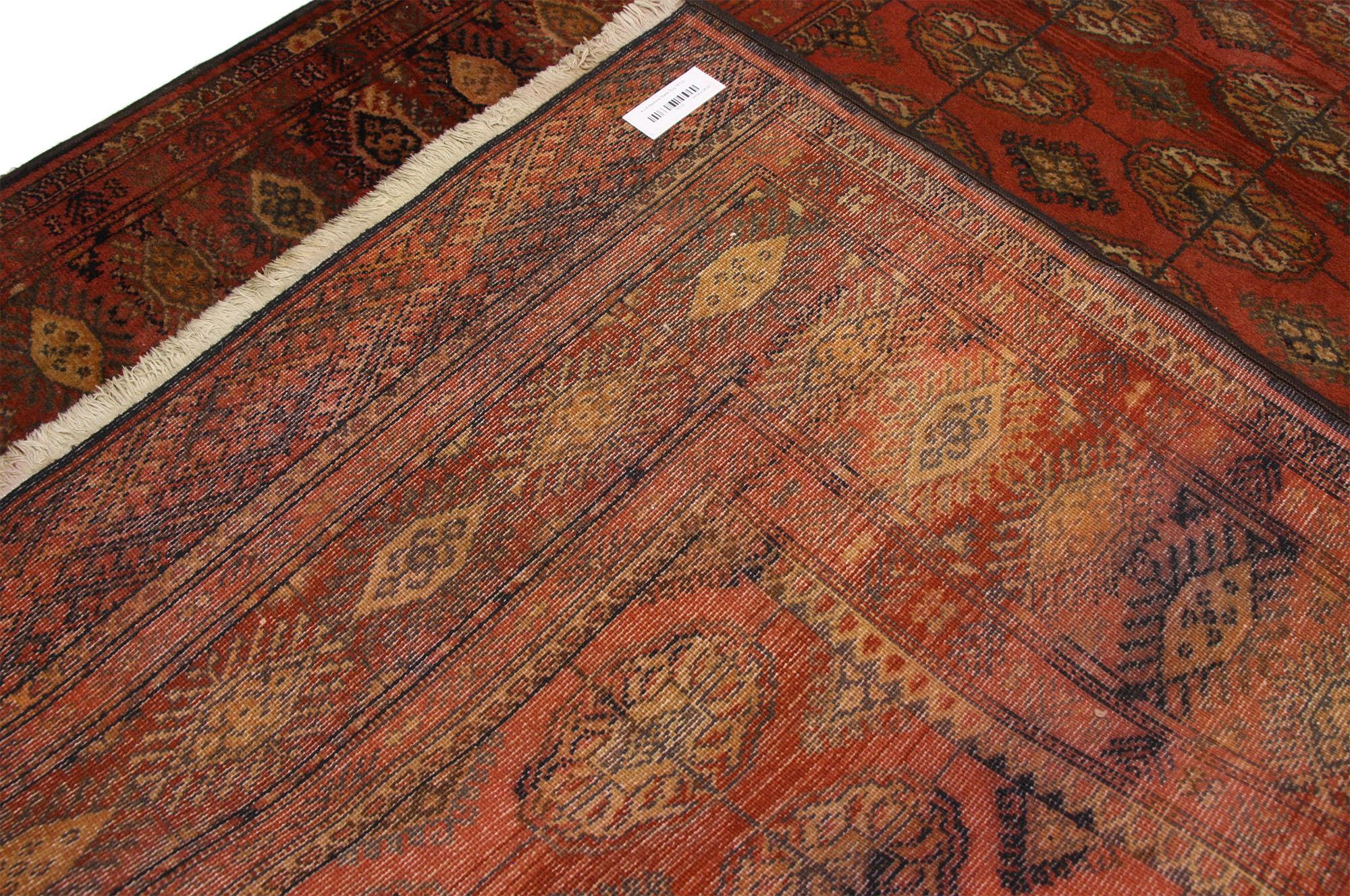 Antique European Tekke Tribal Carpet In Good Condition For Sale In Dallas, TX