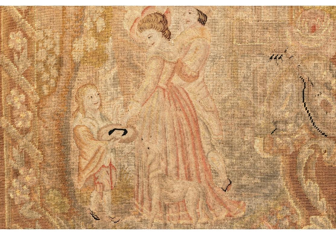 Arazzo antico europeo a due pannelli in vendita 1