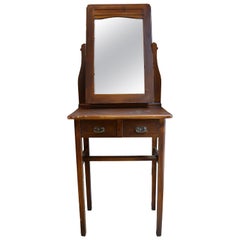 Antique European Vanity and Mirror