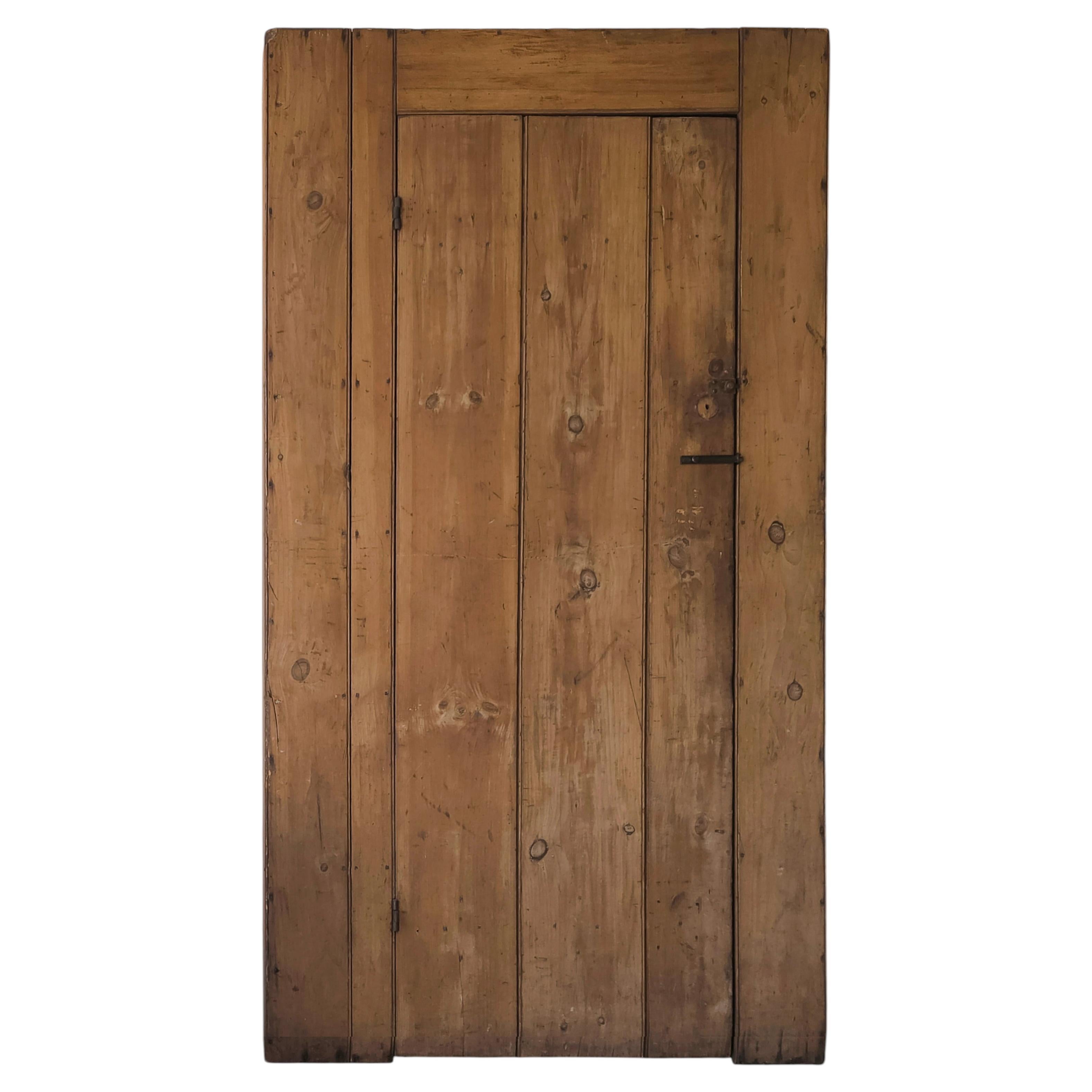 Antique European Wabi Sabi Pantry Cabinet
