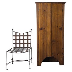Antique European Wabi Sabi Pantry Cabinet