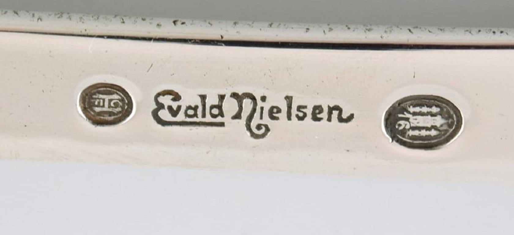 Antique Evald Nielsen Number 3 Tablespoon in Silver, Dated 1916 In Excellent Condition In Copenhagen, DK