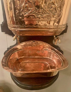 Antique Exceptional Copper Lavabo, circa 1860-1880