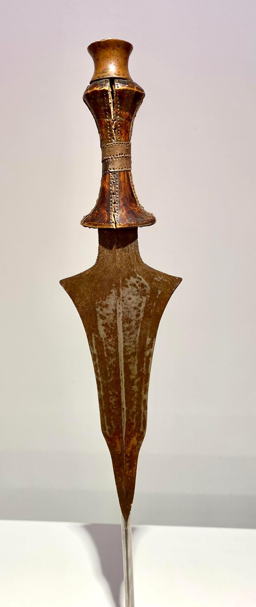 Antique Exceptional Knife From The Tetela Kasai Tribe Dr Congo Africa-ca1880-190 For Sale 5
