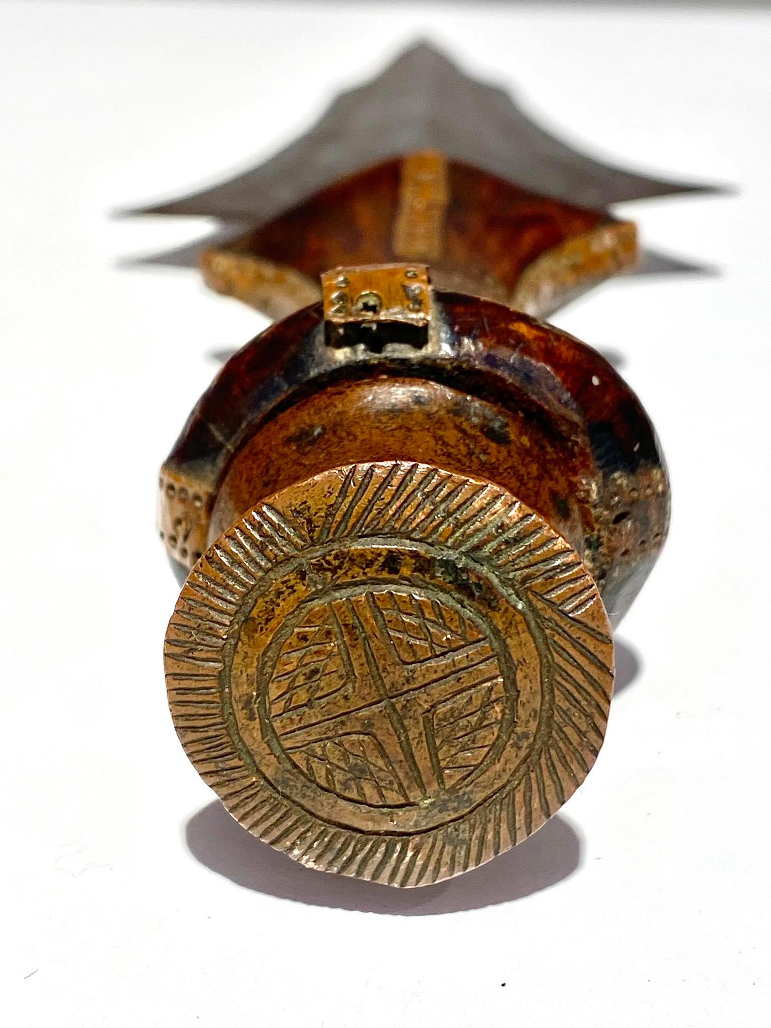 Antique Exceptional Knife From The Tetela Kasai Tribe Dr Congo Africa-ca1880-190 For Sale 10