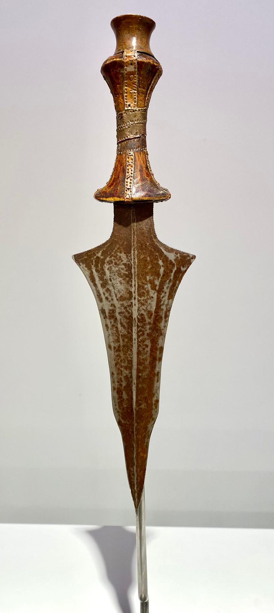 Antique Exceptional Knife From The Tetela Kasai Tribe Dr Congo Africa-ca1880-190 For Sale 2