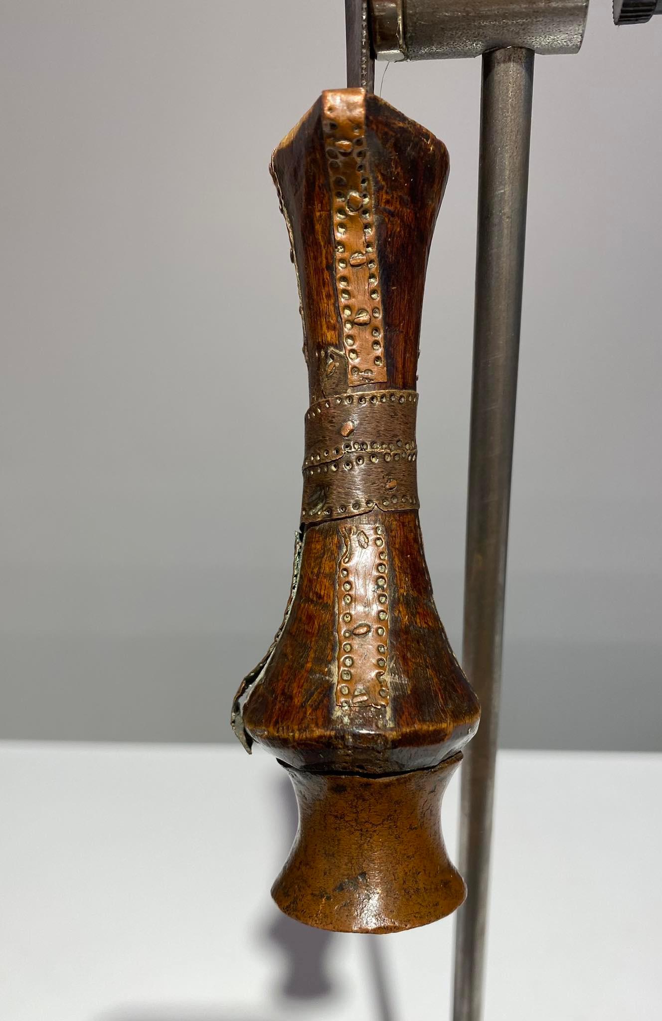Antique Exceptional Knife From The Tetela Kasai Tribe Dr Congo Africa-ca1880-190 For Sale 4