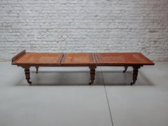 Antikes exotisches klappbares und verstellbares Tagesbett „British Campaign Furniture“ London