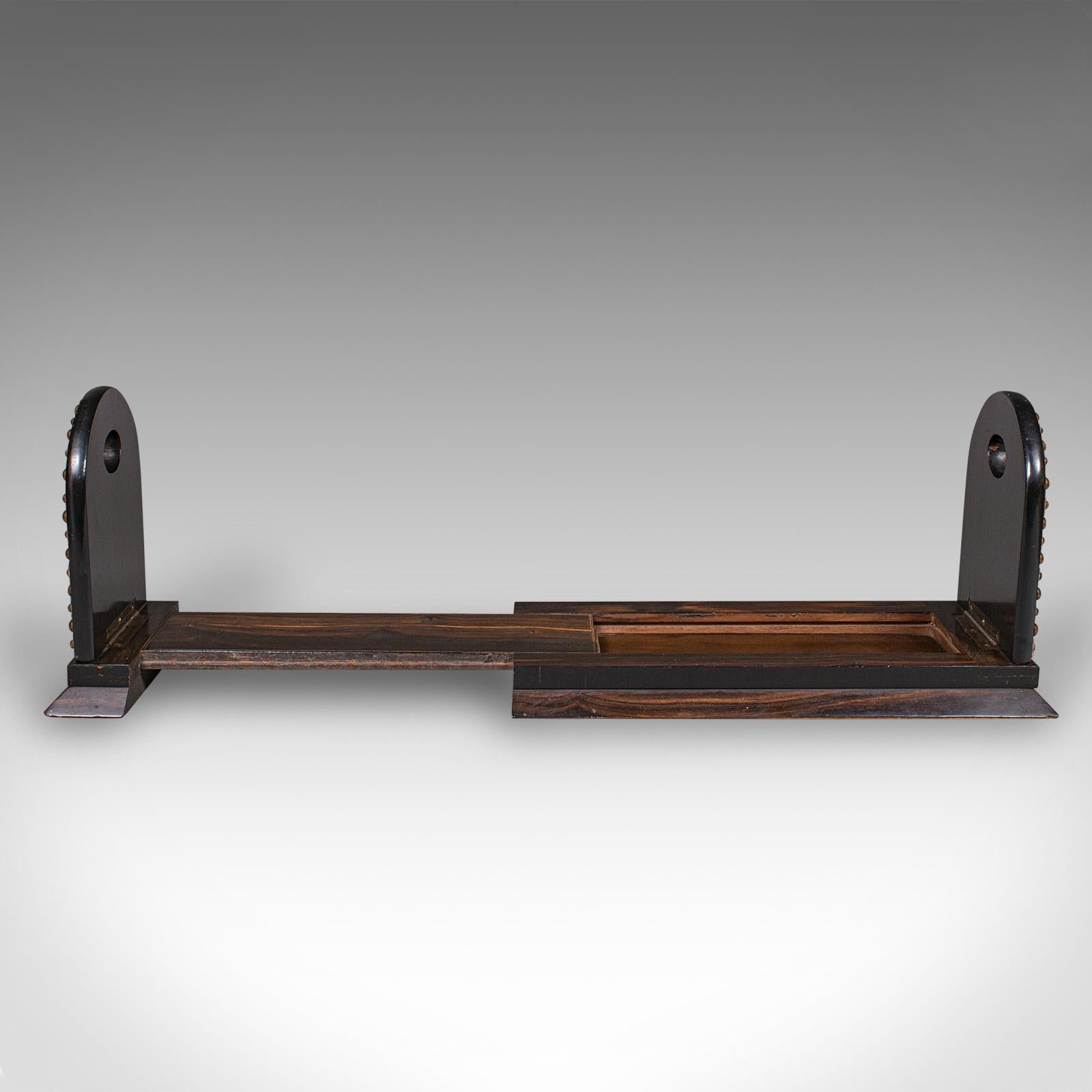 Antique Extending Book Slide, English, Coromandel, Novel Rest, Regency, C.1830 In Good Condition For Sale In Hele, Devon, GB