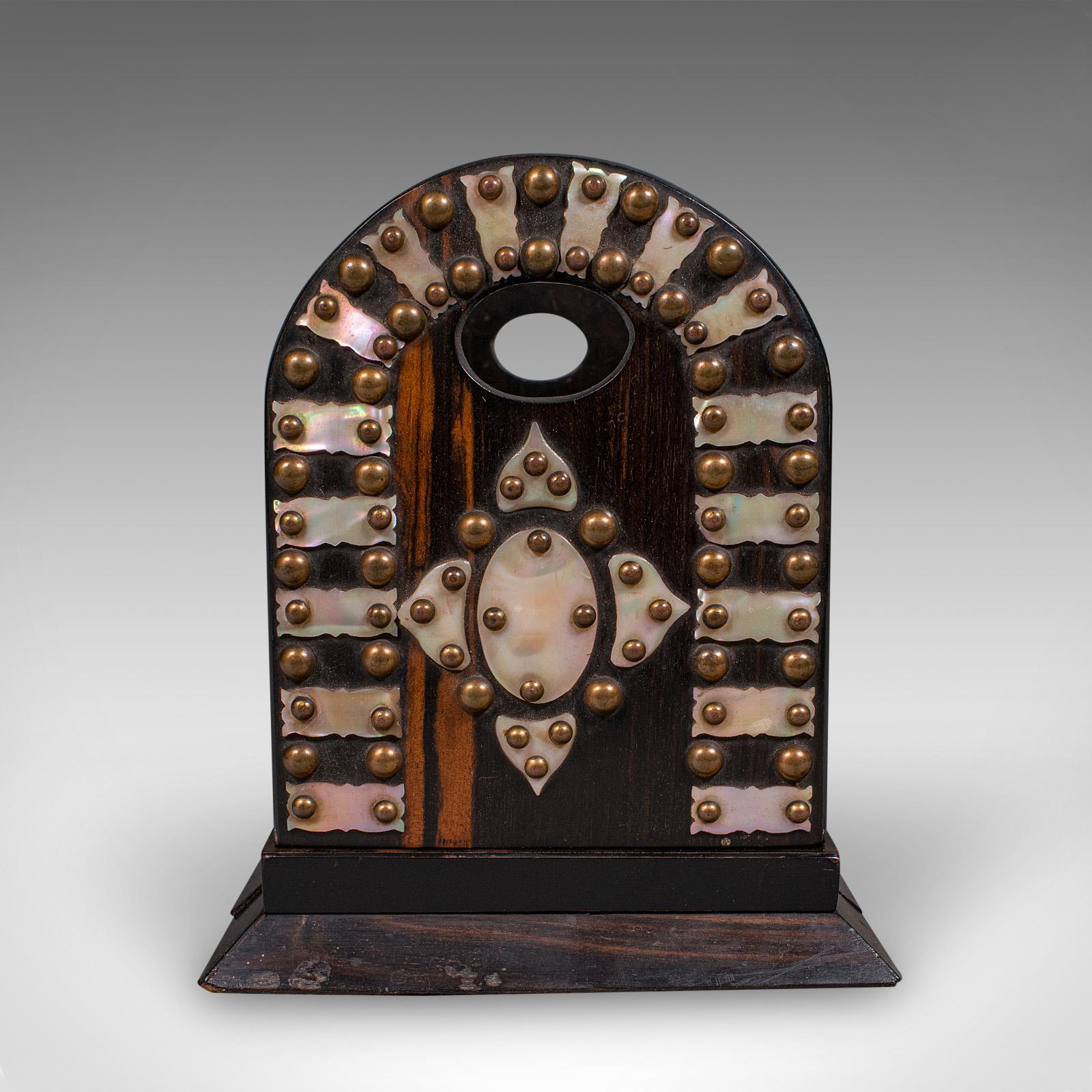 Hardwood Antique Extending Book Slide, English, Coromandel, Novel Rest, Regency, C.1830 For Sale