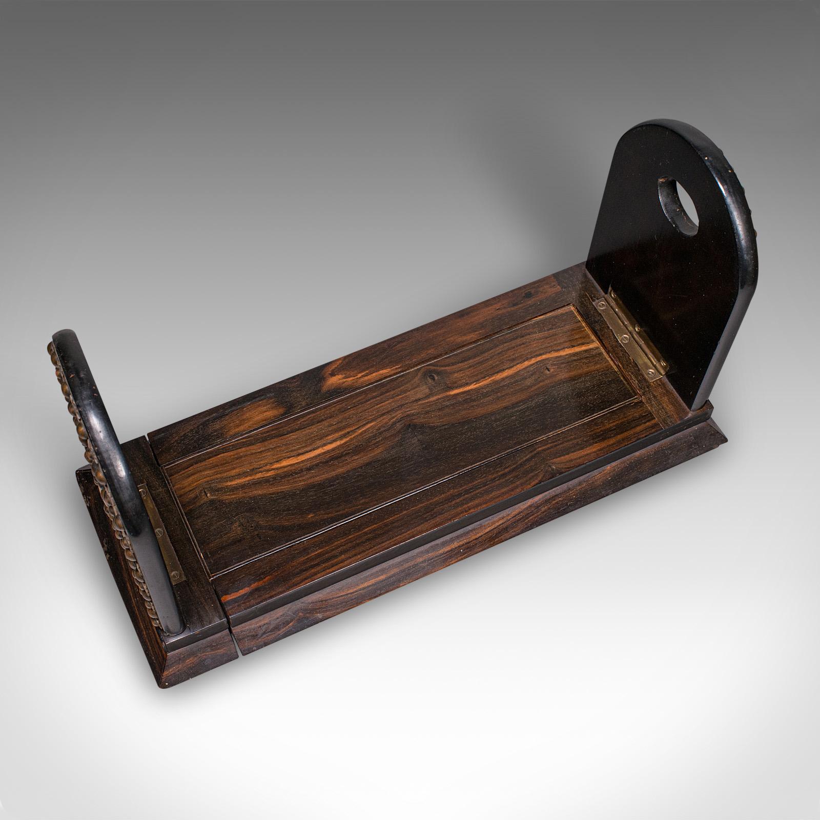 Antique Extending Book Slide, English, Coromandel, Novel Rest, Regency, C.1830 For Sale 1