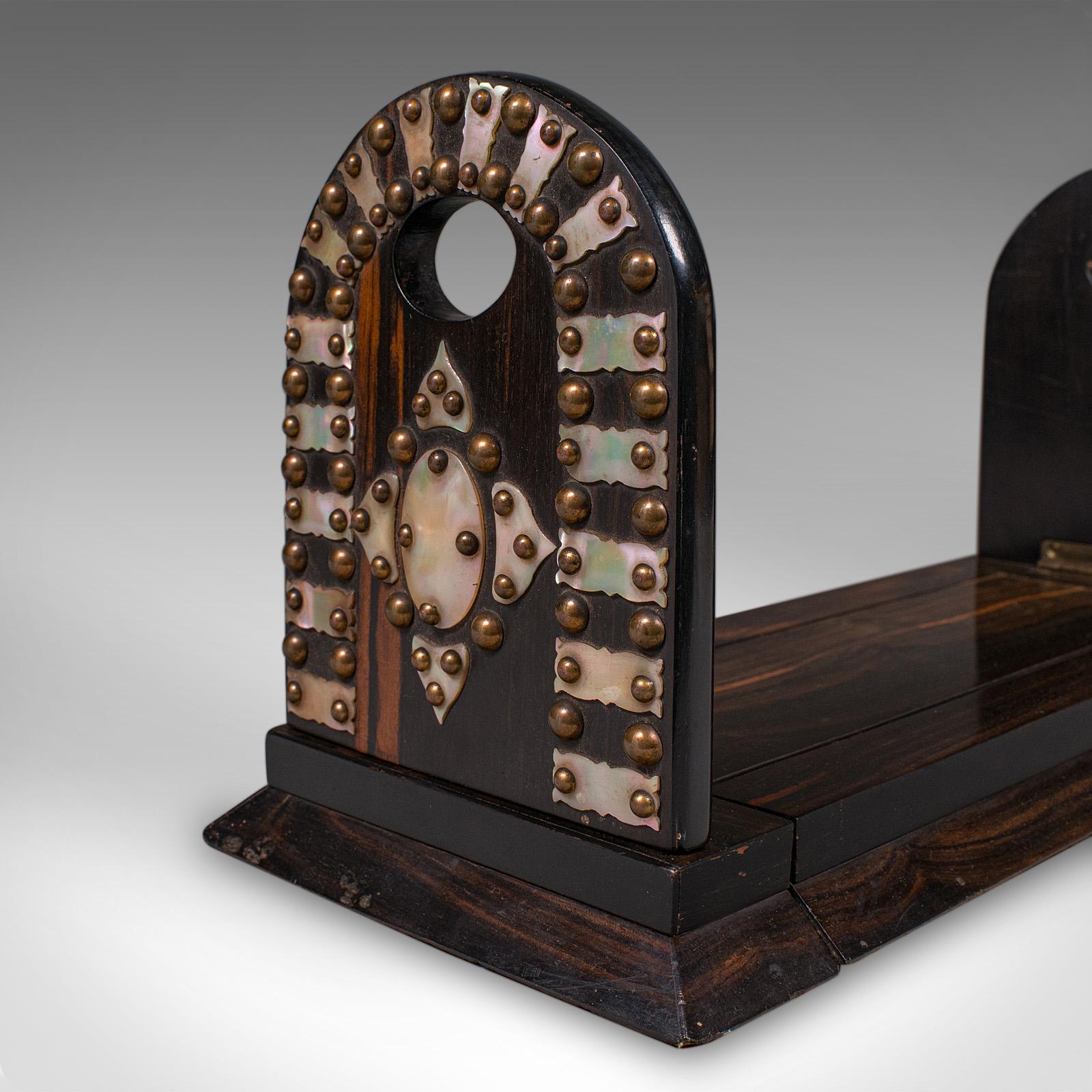 Antique Extending Book Slide, English, Coromandel, Novel Rest, Regency, C.1830 For Sale 3