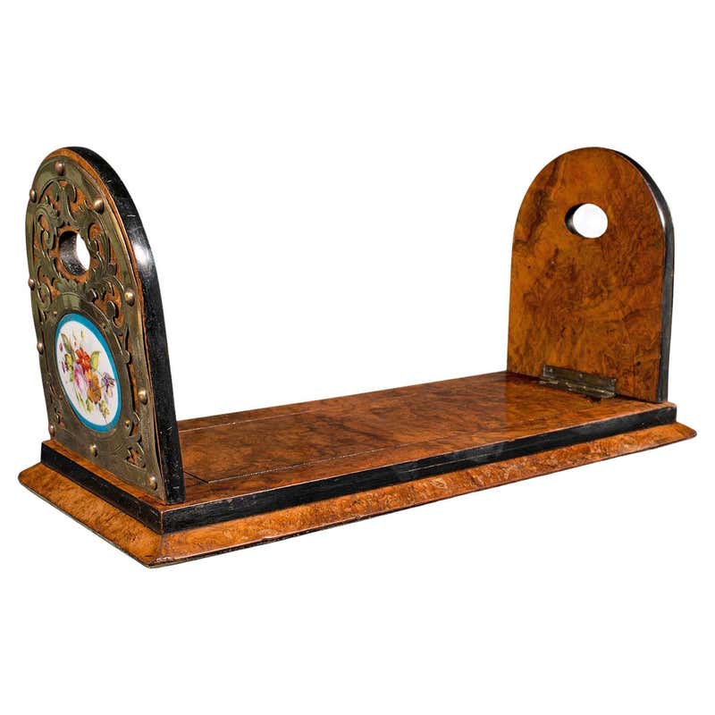 Antique Extending Book Slide, Coromandel, Bookend, Rack, Victorian ...