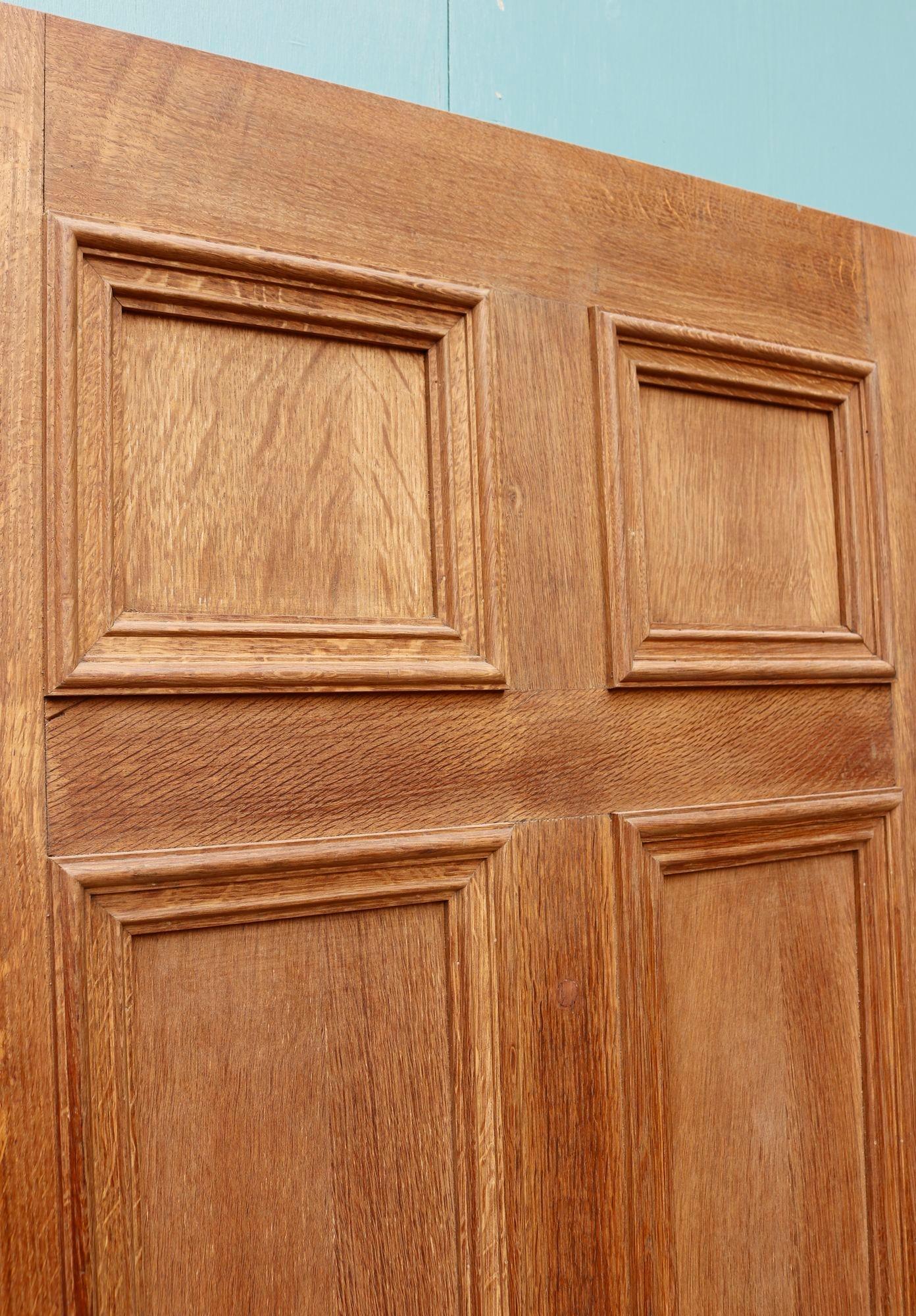 Oak Antique Exterior Front Door For Sale