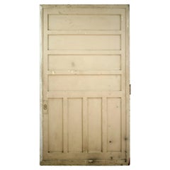 Porta a soffietto in pino antico extra-large a 8 pannelli