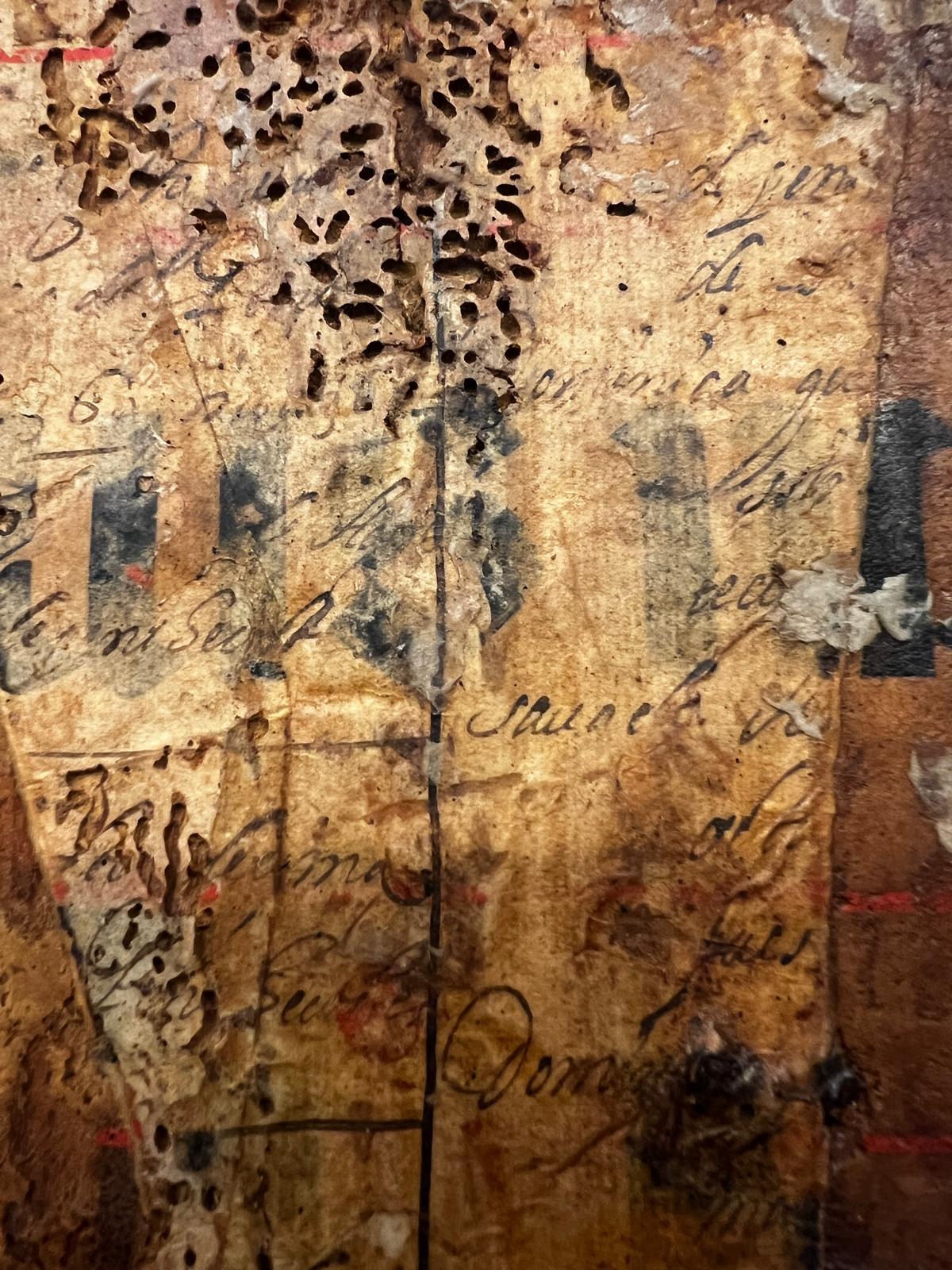 Autrichien Reliure ancienne extrêmement rare d'un grand livre d'abbaye antiphonique du 13e siècle en vente