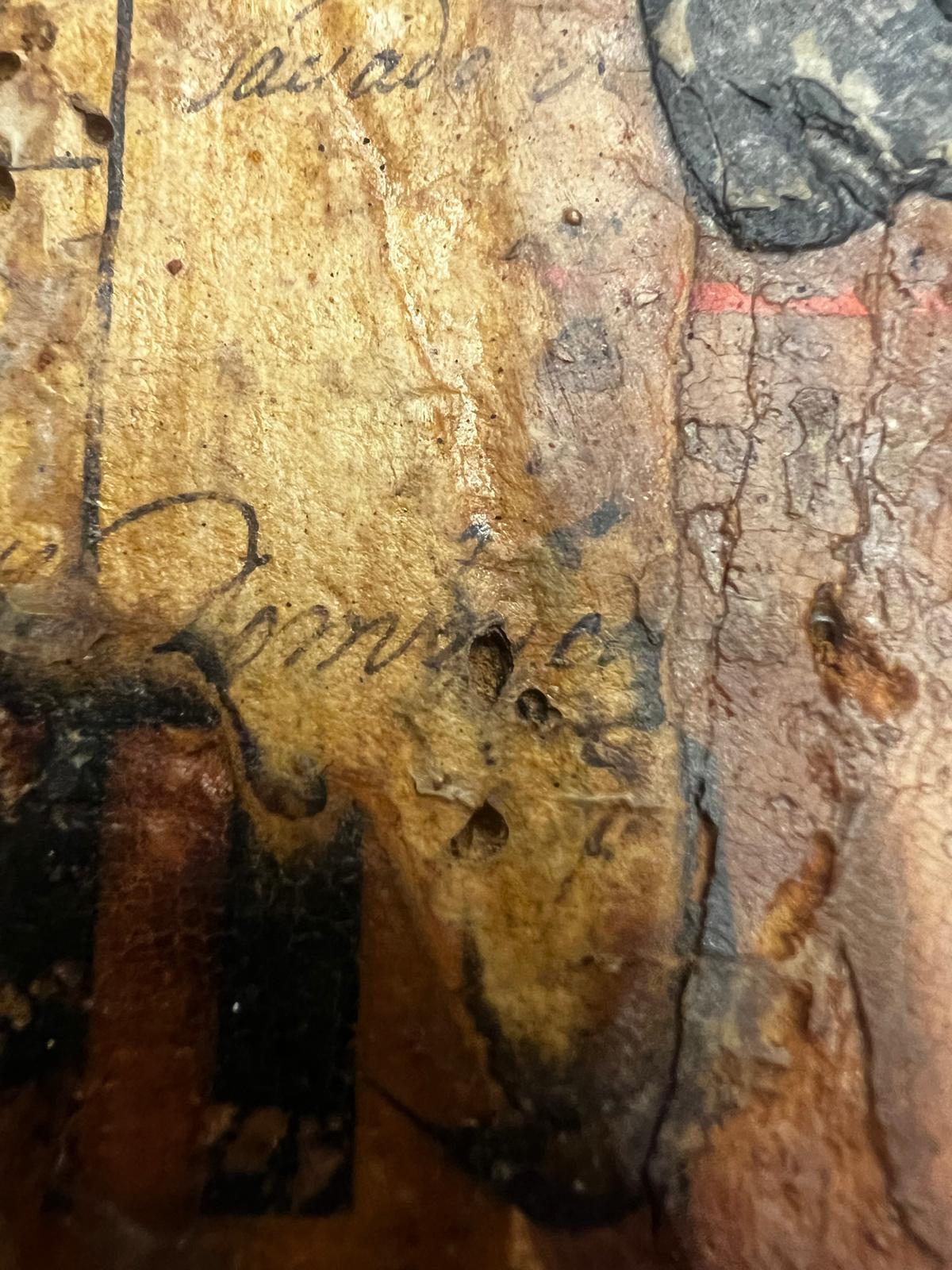 Peau d'animal Reliure ancienne extrêmement rare d'un grand livre d'abbaye antiphonique du 13e siècle en vente