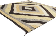 Antique Southwestern-Style Eye Dazzler Saddle Blanket, c. 1920s