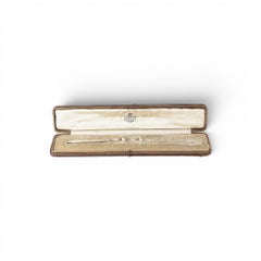 Antique F. C. Bacon Hurlingham Road London Art Deco Bracelet Box, Circa 1920s