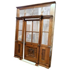 Antique Facade of a Pharmacy with Original Details Antique Facade of a Pharmacy with Original Details