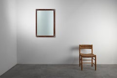 Antique Mirror con taglio a sfaccettatura e legno intagliato, Francia, anni 1850