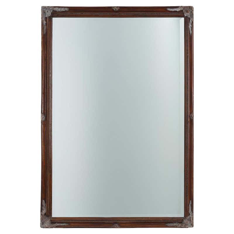 Antique French Facet-Cut Mirror in Carved Wood, circa 1850 For Sale at ...