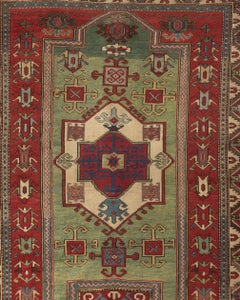 Antique Fachralo Kazak Rug, circa 1880