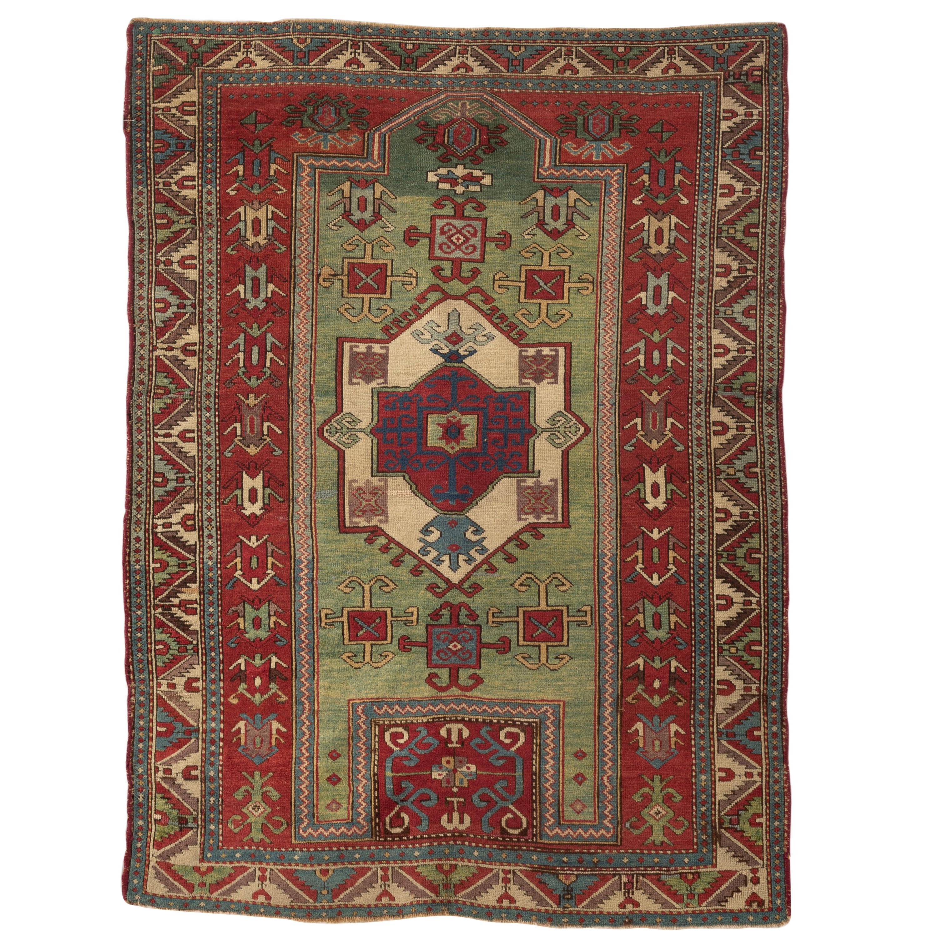 Tappeto antico Fachralo Kazak, 1880 circa