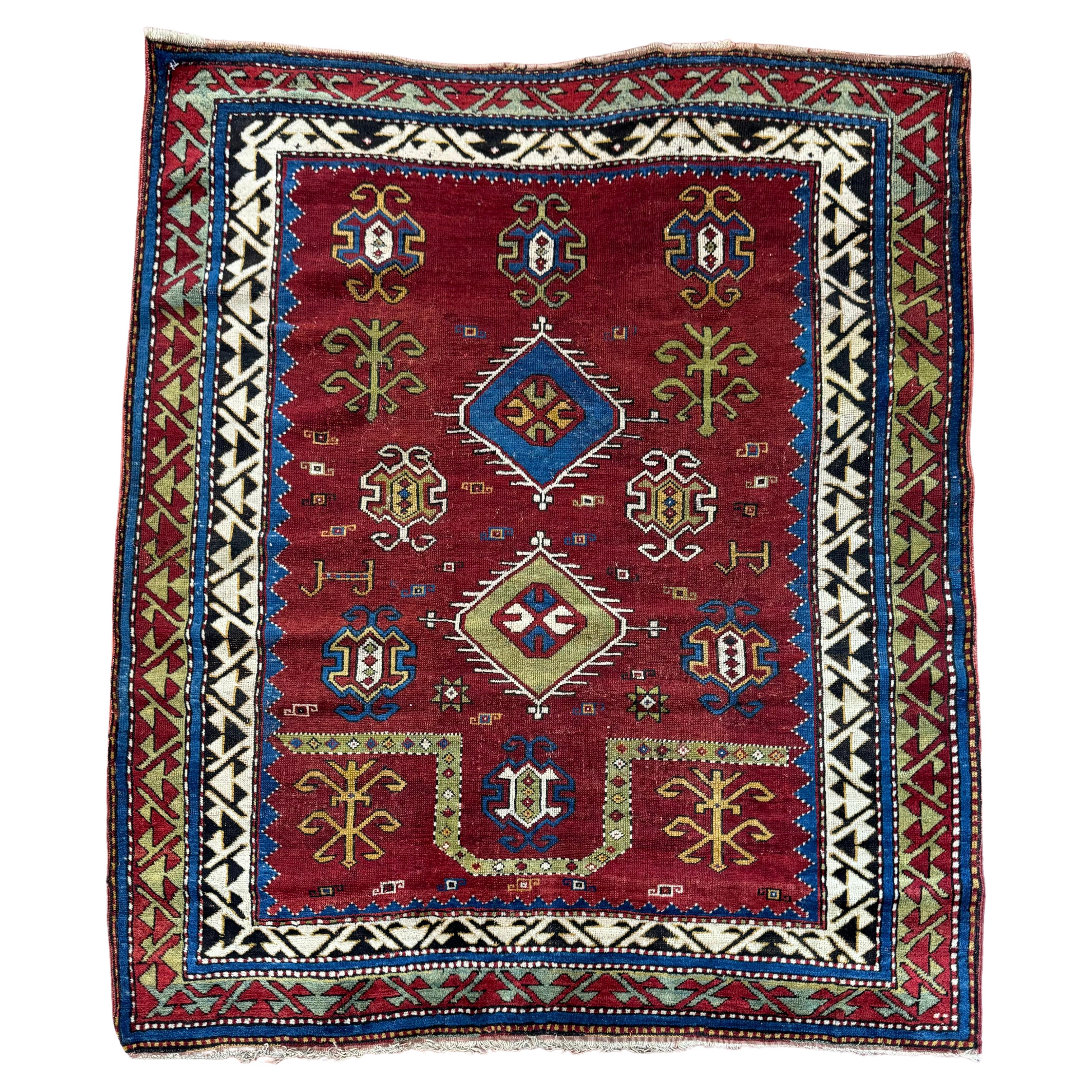 Tapis Kazak antique Fachralo 