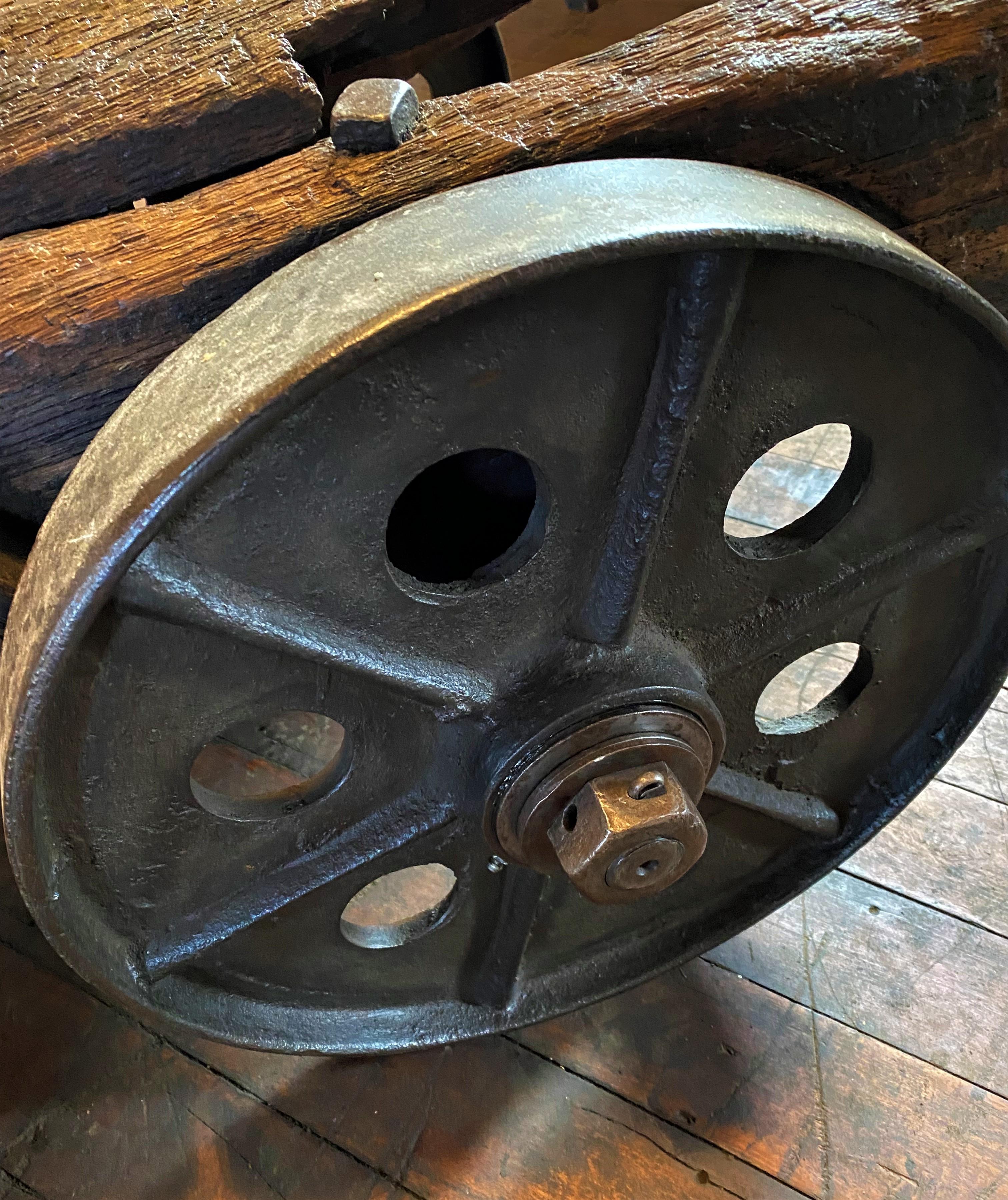 Antique Factory Wheelbarrow 1