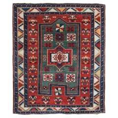 Tapis ancien Fahrola Prayer - Milieu du 19e siècle