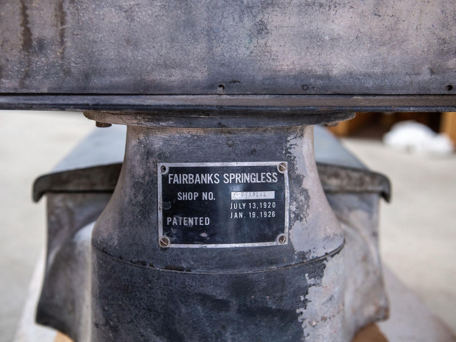 Antica bilancia Fairbanks senza molla in vendita 3