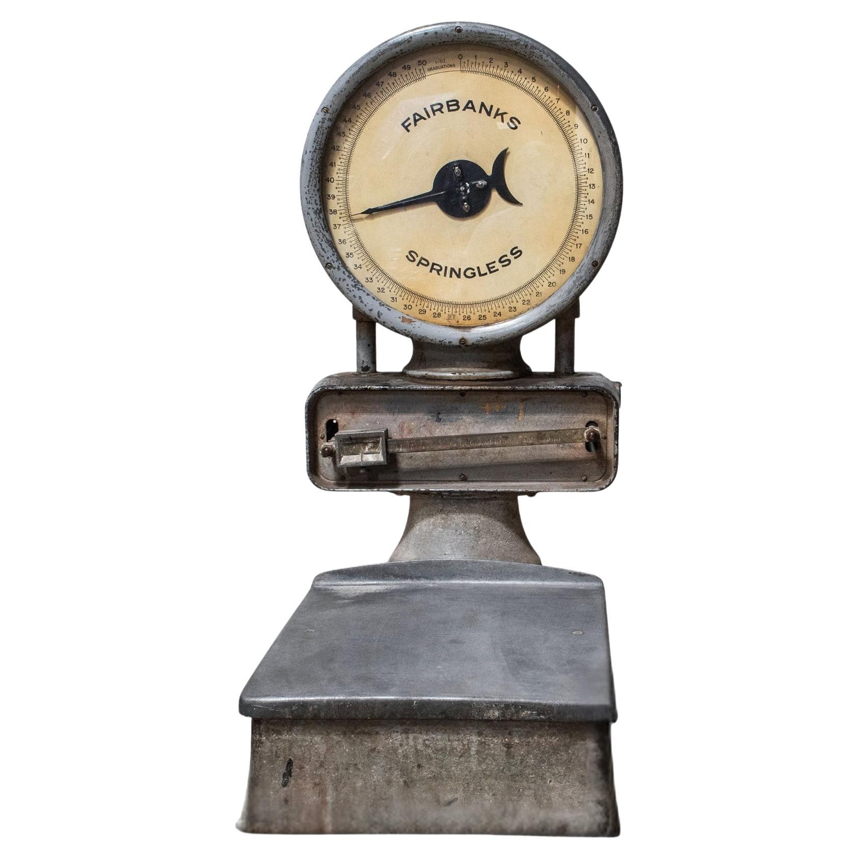 Antica bilancia Fairbanks senza molla in vendita