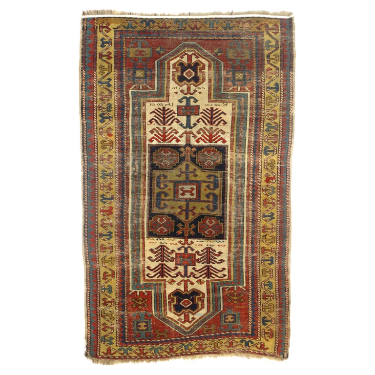 Antique Fakhralou Kazak Rug For Sale at 1stDibs