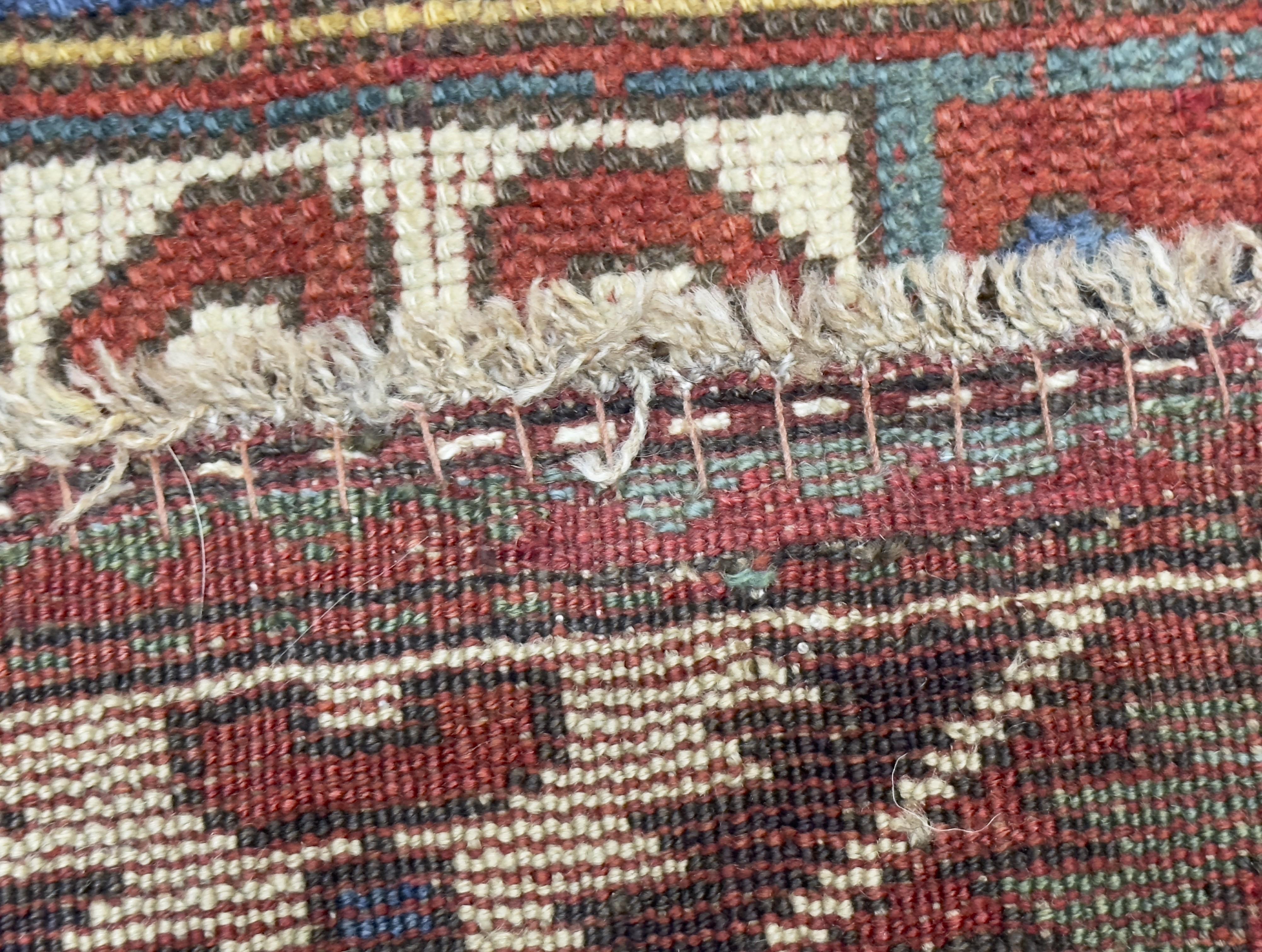 Antiker Fakhralou Kazak Teppich 3'11