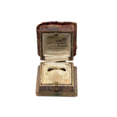 Antique Falk & May Bros Manchester Ring Box